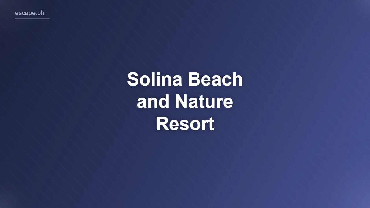 Solina Beach and Nature Resort