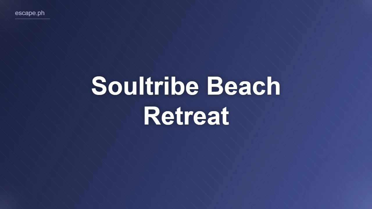 Soultribe Beach Retreat