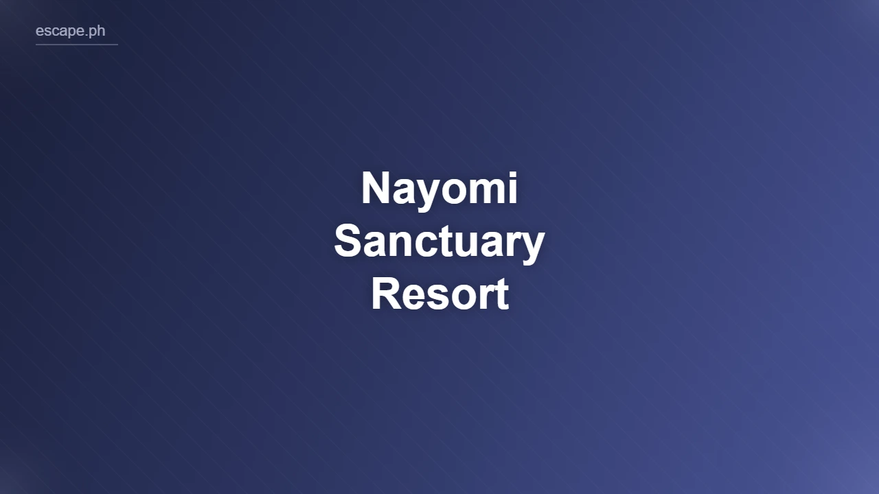 Nayomi Sanctuary Resort