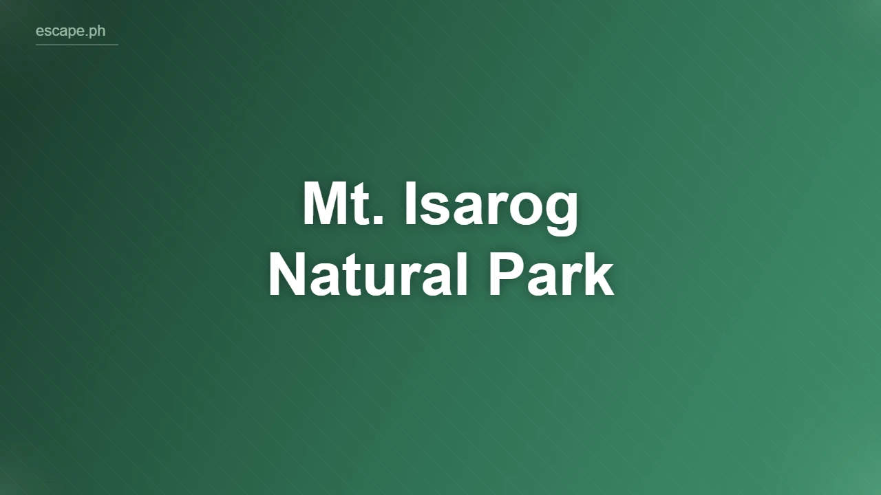 Mt. Isarog Natural Park