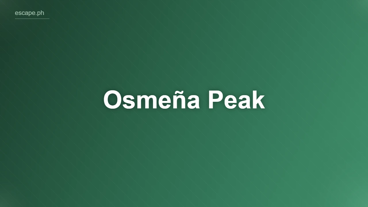 Osmeña Peak