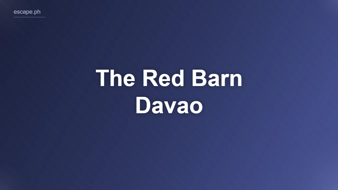 The Red Barn Davao
